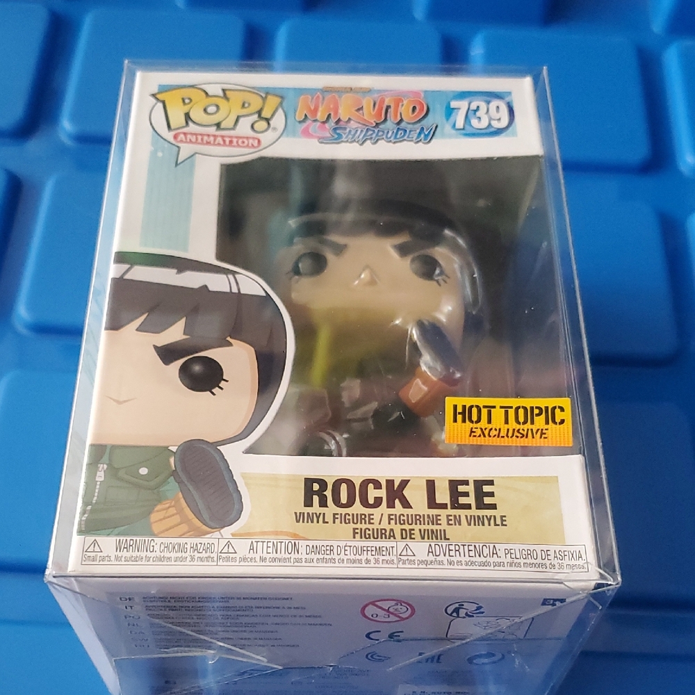 Naruto Shippuden Rock Lee #739 Funko Pop Hot Topic Exclusive